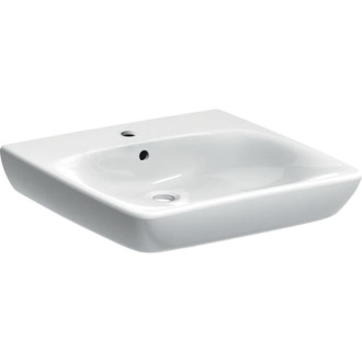 Bezbariérové umývadlo Geberit Selnova 55x55 cm otvor pre batériu uprostred 501.461.00.7