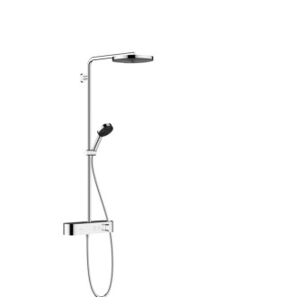 Sprchový systém Hansgrohe Pulsify na stenu s termostatickou batériou chróm 24221000