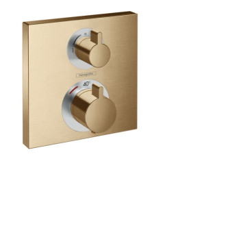 Vaňová batéria Hansgrohe Ecostat bez podomietkového telesa kartáčovaný bronz 15714140