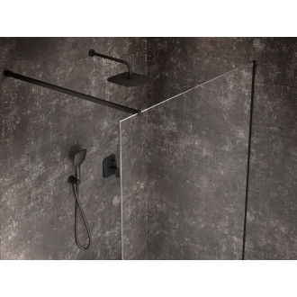 Sprchový systém Ravak 10° pod omítku s pákovou baterií černá X07S013