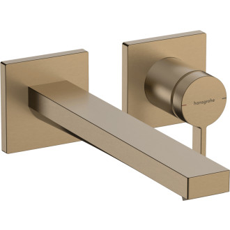 Umyvadlová baterie Hansgrohe Tecturis E bez podomítkového tělesa kartáčovaný bronz 73051140