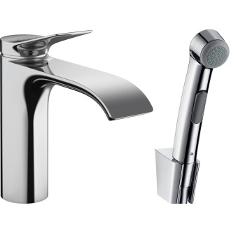 Umývadlová batéria Hansgrohe Vivenis s bidetovou sprškou chróm 75210000