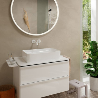 Umyvadlová baterie Hansgrohe Tecturis S bez podomítkového tělesa matná bílá 73351700