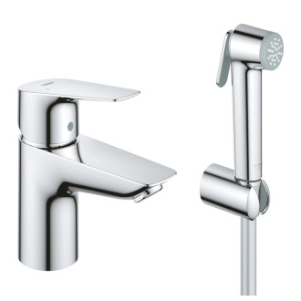 Umývadlová batéria Grohe BauEdge s bidetovou sprškou chróm 23757001