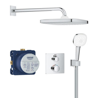 Sprchový systém Grohe Grohtherm vrátane podomietkového telesa chróm 34871000