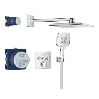 Sprchový systém Grohe Grohtherm SmartControl vrátane podomietkového telesa chróm 34864000