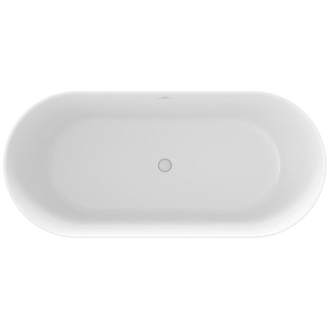 Vana Freedom O Tec (Vana Freedom O Tec 170x77 volně stojící, bílá matná/bílá, krytka odtoku bílá)