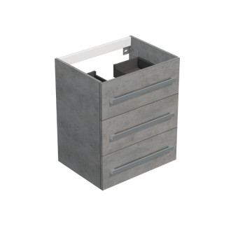 CUBE WAY um.skrinka 60cm 3Z betón CUBE2603BEBU