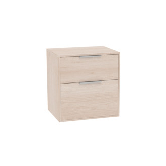 Kúpeľňová skrinka bez umývadla Roca Optica 58,5x56,5x45,5 cm svetlý dub OPTDESK602ZJ