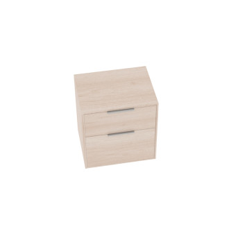 Kúpeľňová skrinka bez umývadla Roca Optica 58,5x56,5x45,5 cm svetlý dub OPTDESK602ZJ