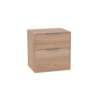Kúpeľňová skrinka bez umývadla Roca Optica 58,5x56,5x45,5 cm dub OPTDESK602ZO