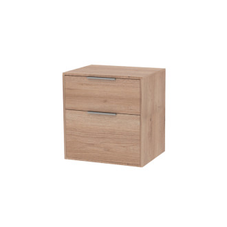 Kúpeľňová skrinka bez umývadla Roca Optica 58,5x56,5x45,5 cm dub OPTDESK602ZO