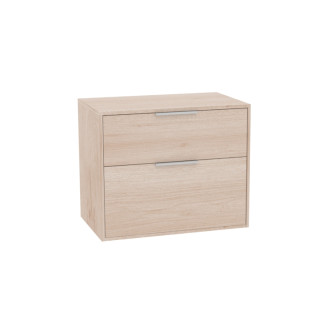 Kúpeľňová skrinka bez umývadla Roca Optica 78,5x56,5x45,5 cm svetlý dub OPTDESK802ZJ