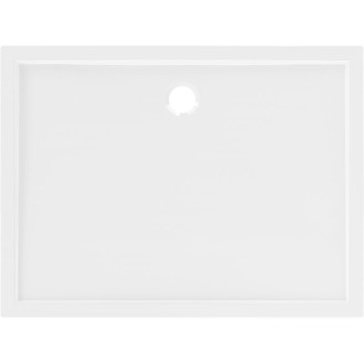 Mexen Flow úzká obdélníková sprchová vanička 80 x 75 cm, bílý lesk - 46R107580