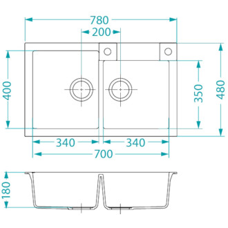 Dřez Alveus Rock 90 černá 1090965