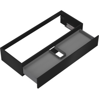 Mexen Orio koupelnová skříňka pod umyvadlo 120 cm, 1 zásuvka, matná černá - 91A10-12023-1-BF71