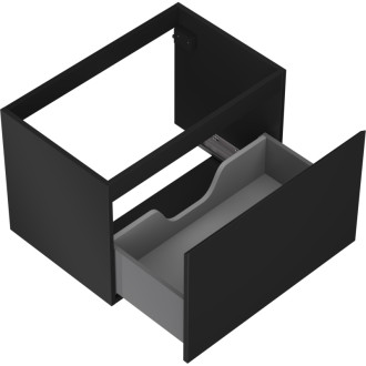 Mexen Orio koupelnová skříňka pod umyvadlo 70 cm, 1 zásuvka, matná černá - 91A10-07047-1-BF71