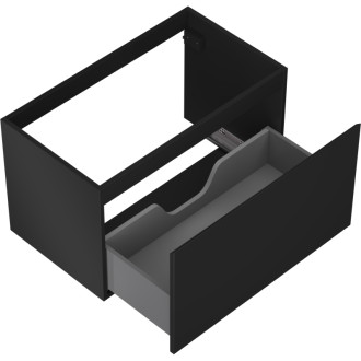 Mexen Orio koupelnová skříňka pod umyvadlo 80 cm, 1 zásuvka, matná černá - 91A10-08047-1-BF71