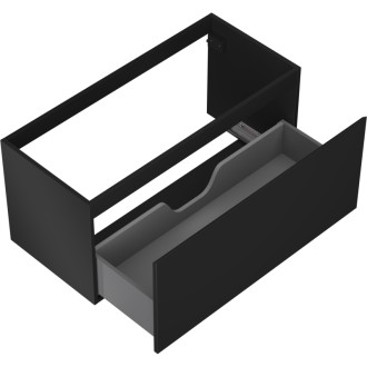 Mexen Orio koupelnová skříňka pod umyvadlo 100 cm, 1 zásuvka, matná černá - 91A10-10047-1-BF71