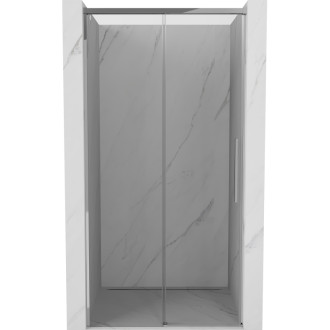 Posuvné sprchové dvere Mexen Rox 115 cm, priehľadné, chróm - 8C2-115-000-01-00