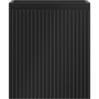 Mexen Rivel koupelnová skříňka pod umyvadlo 40 cm, 1 zásuvka, drážkovaná, matná černá - 91A20-04047-1-BF71