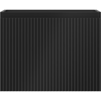 Mexen Rivel koupelnová skříňka pod umyvadlo 60 cm, 1 zásuvka, drážkovaná, matná černá - 91A20-06047-1-BF71