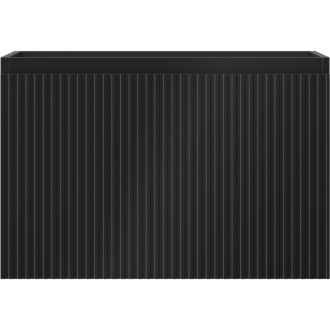Mexen Rivel koupelnová skříňka pod umyvadlo 70 cm, 1 zásuvka, drážkovaná, matná černá - 91A20-07047-1-BF71