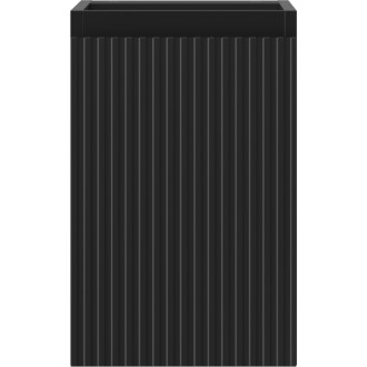 Mexen Rivel koupelnová skříňka pod umyvadlo 30 cm, 1 dvířka, drážkovaná, matná černá - 91A21-03047-1-BF71