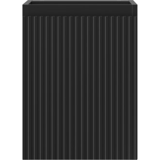 Mexen Rivel koupelnová skříňka pod umyvadlo 35 cm, 1 dvířka, drážkovaná, matná černá - 91A21-03547-1-BF71