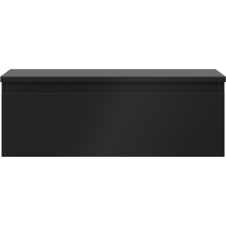 Mexen Orio koupelnová skříňka pod umyvadlo 70 cm s pracovní deskou, 1 zásuvka, matná černá - 91A10-07023-1-BFC71