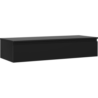 Mexen Orio koupelnová skříňka pod umyvadlo 120 cm s pracovní deskou, 1 zásuvka, matná černá - 91A10-12023-1-BFC71