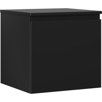 Mexen Orio koupelnová skříňka pod umyvadlo 50 cm s pracovní deskou, 1 zásuvka, matná černá - 91A10-05047-1-BFC71