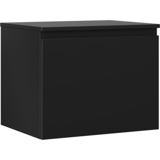 Mexen Orio koupelnová skříňka pod umyvadlo 60 cm s pracovní deskou, 1 zásuvka, matná černá - 91A10-06047-1-BFC71