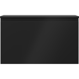 Mexen Orio koupelnová skříňka pod umyvadlo 80 cm s pracovní deskou, 1 zásuvka, matná černá - 91A10-08047-1-BFC71