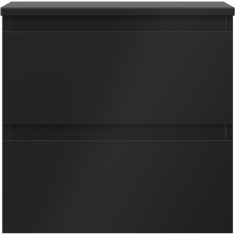 Mexen Orio koupelnová skříňka pod umyvadlo 50 cm s pracovní deskou, 2 zásuvky, matná černá - 91A10-05047-2-BFFC71