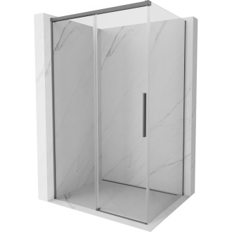 Mexen Rox posuvný sprchovací kút 120 x 75 cm, priehľadný, strieborná metalíza - 8C2-120-075-95-00