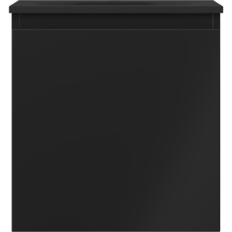 Koupelnová skříňka Mexen Orio 45 cm s umyvadlem Vela, 1 zásuvka, matná černá - 91A10-04547-1-BF71-W23M71