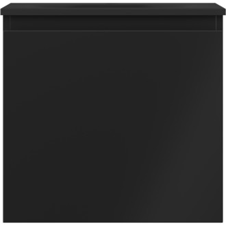 Koupelnová skříňka Mexen Orio 50 cm s umyvadlem Vela, 1 zásuvka, matná černá - 91A10-05047-1-BF71-W23M71