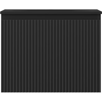 Koupelnová skříňka Mexen Rivel 60 cm s umyvadlem Vela, 1 zásuvka, drážkovaná, matná černá - 91A20-06047-1-BF71-W23M71