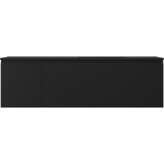 Koupelnová skříňka Mexen Orio 160 cm s umyvadlem Otis vpravo, 1S, 1D, matná černá - 91A13-16047-3-BBFF71-W18P71