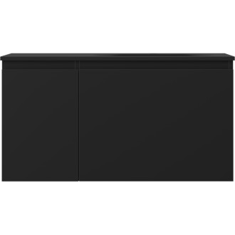 Koupelnová skříňka Mexen Orio 90 cm s umyvadlem Vela pravá, 1S, 1D, matná černá - 91A13-09047-3-BBFF71-W23P71