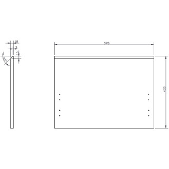 Koupelnová skříňka Mexen Orio 90 cm s umyvadlem Vela pravá, 1S, 1D, matná černá - 91A13-09047-3-BBFF71-W23P71