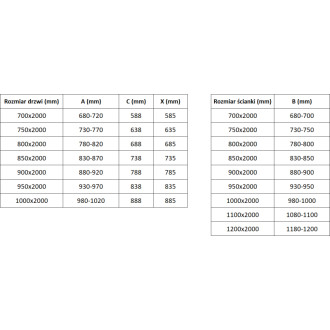 Sprchový kout Mexen Exo s výklopným mechanismem 100 x 120 cm, průhledný, černý - 817-100-120-70-00