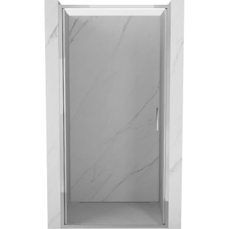 Sprchové dvere Mexen Exo s otočnými ramenami 50 cm, priehľadné, chróm - 817-050-000-01-00