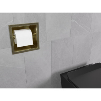 Držák toaletního papíru Mexen X-Wall-P, kartáčované zlato - 1953