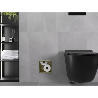 Držák toaletního papíru Mexen X-Wall-B, kartáčované zlato - 1955