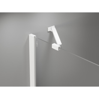Úhlový držák Mexen pro sprchové dveře a stěny 6-8 mm, bílý - 830-09-20