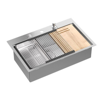 Dřez Quadron BURT Workstation nerez MF76050BS