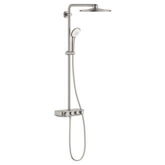 Sprchový systém Grohe Euphoria SmartControl na stenu s termostatickou batériou supersteel 26507DC0