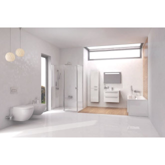 Koupelnová skříňka vysoká Ravak Chrome 39x150x29 cm bílá X000000542